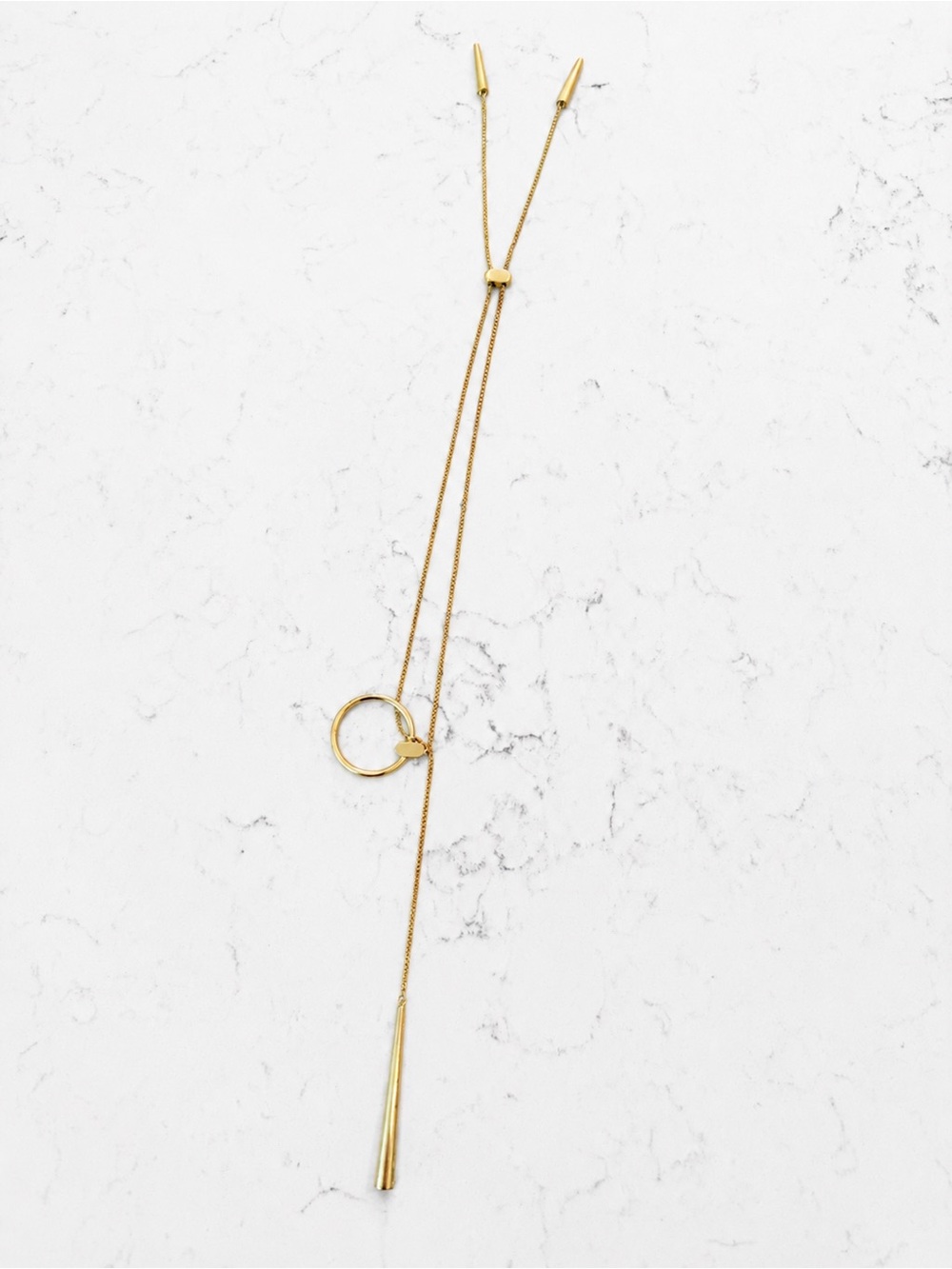 Kendra Scott Gold Tegan Y Lariat Necklace